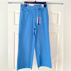 Judy Blue, NWT, High waist, Tummy Control  crop wide leg jeans. Size 9/29